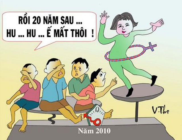 mất cân bằng giới tính khi sinh